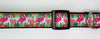 Pink Flamingo dog collar Handmade adjustable buckle collar 1" wide or leash $6 - Petcollarshandmades