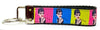 Audrey Hepburn Key Fob Wristlet Keychain 1"wide Zipper pull Camera strap actress Petcollarshandmade