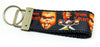 Chucky Key Fob Wristlet Keychain 1 1/4"wide Zipper pull Camera strap - Petcollarshandmades
