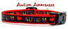 Autism cat or small dog collar 1/2" wide adjustable handmade bell or leash - Petcollarshandmades