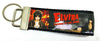 Elvira Key Fob Wristlet Keychain 1 1/4"wide Zipper pull Camera strap - Petcollarshandmades