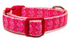Marimekko Flowers dog collar handmade adjustable buckle collar 5/8"wide or leash Petcollarshandmade