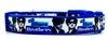 Blues Brothers dog collar handmade adjustable buckle collar 5/8" wide or leash Petcollarshandmade