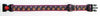 Rainbow Hearts dog collar handmade adjustable buckle collar 1" wide leash fabric - Petcollarshandmades