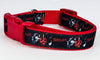 Thriller Michael dog collar Handmade adjustable buckle collar 1" wide or leash Petcollarshandmade