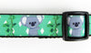 Koala Bear dog collar Handmade adjustable buckle collar 1" wide or leash $6 - Petcollarshandmades