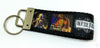 Beetlejuice Key Fob Wristlet Keychain 1 1/4"wide Zipper pull Camera strap - Petcollarshandmades
