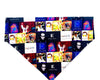 Elton John Dog Bandana Over the Collar dog bandana Dog collar bandana Rock Petcollarshandmade