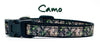 Camo dog collar handmade adjustable buckle 1"or 1/2" wide or leash hunting Petcollarshandmade