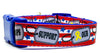 Support Our Troops dog collar handmade adjustable buckle collar 1" wide or leash - Petcollarshandmades