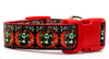 Day of the Dead dog collar handmade adjustable buckle collar 1" wide or leash - Petcollarshandmades