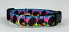 Oreo dog collar handmade adjustable buckle collar 5/8" wide or leash fabric - Petcollarshandmades