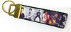 Elvis Key Fob Wristlet Keychain 1"wide Zipper pull Camera strap handmade - Petcollarshandmades