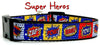 Super Hero dog collar handmade adjustable buckle collar 1" wide or leash $6 - Petcollarshandmades