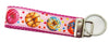 Donuts Key Fob Wristlet Keychain 1"wide Zipper pull Camera strap handmade - Petcollarshandmades