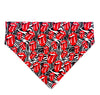 Rolling Stones Dog Bandana Over the Collar dog bandana Dog collar bandana Rock Petcollarshandmade