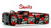 Skulls dog collar handmade adjustable buckle collar 5/8" wide or leash Petcollarshandmade