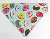 Donuts Dog Bandana, Over the Collar dog bandana, Dog collar bandana, puppy - Petcollarshandmades