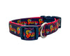 KISS dog collar handmade adjustable buckle 1" or 5/8" wide or leash Rock N Roll Petcollarshandmade