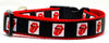 Rolling Stones dog collar Rock N Roll handmade adjustable buckle 1"or 5/8"wide Petcollarshandmade