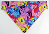 My Little Pony Dog Bandana Over the Collar dog bandana Dog collar bandana puppy - Petcollarshandmades