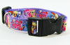My Little Pony dog collar handmade adjustable buckle collar 1" wide or leash - Petcollarshandmades