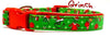 Grinch dog collar handmade adjustable buckle collar 5/8" wide or leash handmade - Petcollarshandmades