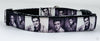 Elvis dog collar handmade adjustable buckle collar 5/8" wide or leash fabric - Petcollarshandmades
