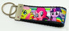 My Little Pony Key Fob Wristlet Keychain 1 1/4"wide Zipper pull Camera strap - Petcollarshandmades