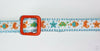 Ocean Life cat or small dog collar 1/2" wide adjustable handmade bell leash - Petcollarshandmades