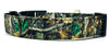 Camo dog collar handmade adjustable buckle 1"or 1/2" wide or leash hunting Petcollarshandmade