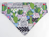 Cactus Dog Bandana Over the Collar dog bandana Dog collar bandana puppy Petcollarshandmade
