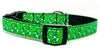 Marimekko Flowers dog collar handmade adjustable buckle collar 5/8" wide narrow Petcollarshandmade