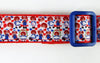 Raggedy Ann & Andy dog collar handmade adjustable buckle collar 1" wide or leash Petcollarshandmade