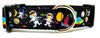 Space dog collar handmade adjustable buckle collar 1"wide or leash fabric $6 - Petcollarshandmades