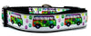 VW Bus dog collar handmade adjustable buckle collar 1" wide or leash Petcollarshandmade