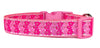 Marimekko Flowers dog collar handmade adjustable buckle 1" or 5/8 wide or leash Petcollarshandmade
