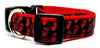 Rolling Stones dog collar Handmade adjustable buckle 1" or 5/8" wide or leash Petcollarshandmade
