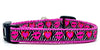 Lips & Hearts cat or small dog collar 1/2"wide adjustable handmade bell or leash Petcollarshandmade