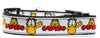 Garfield dog collar handmade adjustable buckle collar 1" wide or leash movie Petcollarshandmade