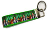 Wizard of Oz Key Fob Wristlet Keychain 1"wide unique key fob great gift handmade - Petcollarshandmades