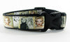 Marilyn dog collar handmade $6 adjustable buckle collar 1" wide leash fabric - Petcollarshandmades