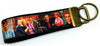 I Love Lucy Key Fob Wristlet Keychain 1"wide Zipper pull Camera strap - Petcollarshandmades