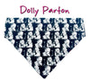 Dolly Parton Dog Bandana Over the Collar bandana Dog collar bandana Country singer Petcollarshandmade