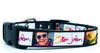 Elton John dog collar handmade adjustable buckle 5/8" wide or leash Rock N Roll Petcollarshandmade