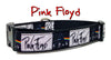 Pink Floyd Key Fob Wristlet Keychain 1"wide Zipper pull Camera strap handmade Petcollarshandmade