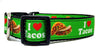 I Love Tacos dog collar handmade adjustable buckle 1" or 5/8" wide or leash Petcollarshandmade