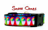 Snow Cones dog collar handmade  adjustable buckle collar 1" or 5/8"wide or leash Petcollarshandmade