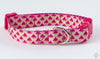 Watermelon dog collar handmade adjustable buckle collar 5/8" wide or leash Petcollarshandmade
