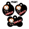 Chucky & Bride dog collar handmade adjustable buckle 1" or 5/8" wide or leash Petcollarshandmade